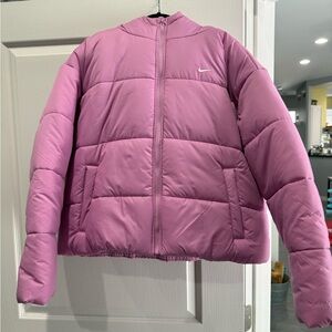 Nike Therma-Fit Pink/Light Purple Puffer Coat Jacket